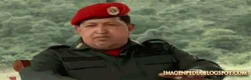 President Chavez GIF