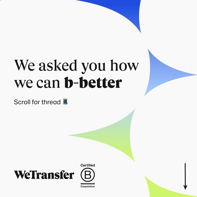 WeTransfer on Twitter "A heartfelt thank you to everyone in our