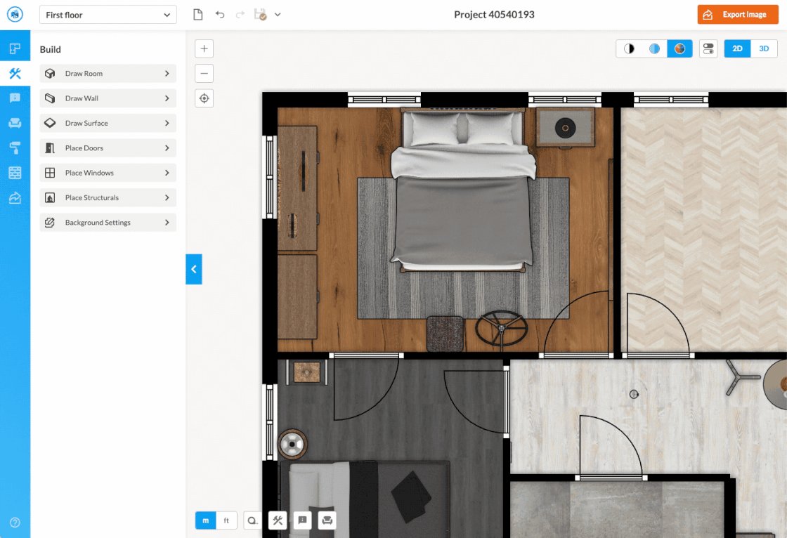 Floorplanner - A 2D floorplan created with floorplanner.com