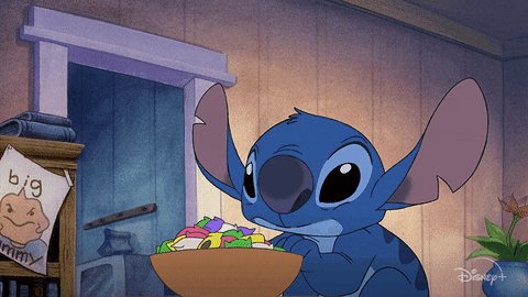 evil stitch gif