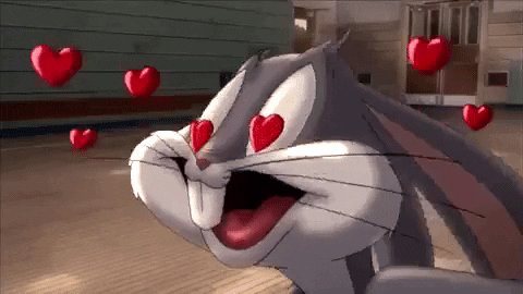 In Love Bunny GIF by Space Jam
