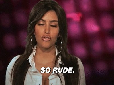 rude kim kardashian GIF by ...