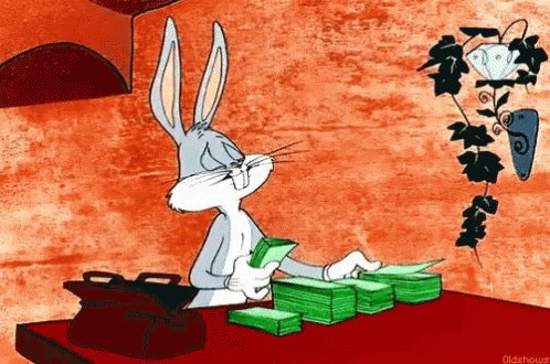 Bugs Bunny Counting GIF