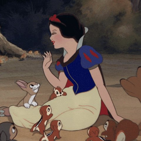 Snow White Hello GIF by Dis...