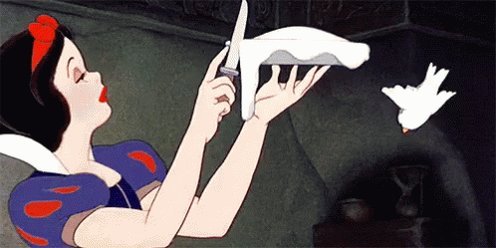 Snow White Baking GIF