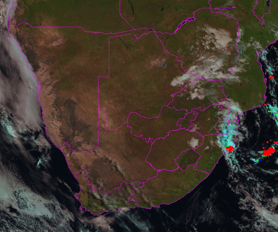 SA Weather Service on Twitter "Afternoon satellite image for today, 10