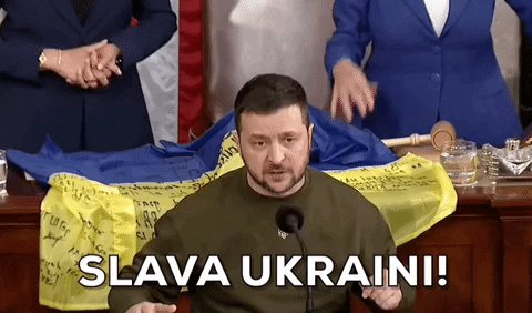 Ukraine Zelensky GIF by GIP...