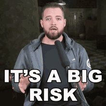 Its A Big Risk Bricky GIF