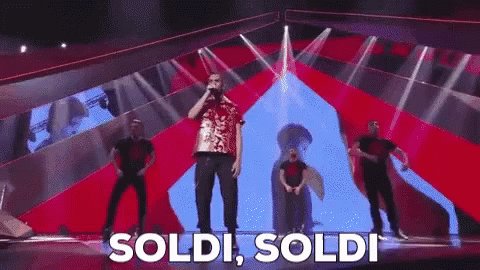 Mahmood Eurovision GIF