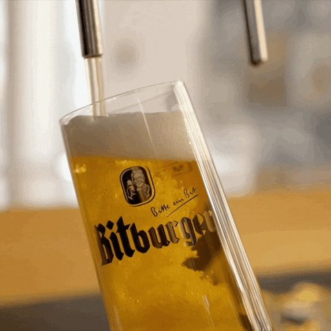 draught beer drinking GIF b...