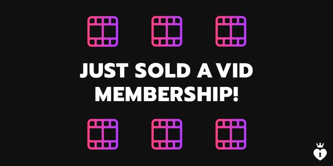 Vid Membership SOLD! I love new members! Join here! https://t.co/pwilS3WZA8 #MVSales https://t.co/lK