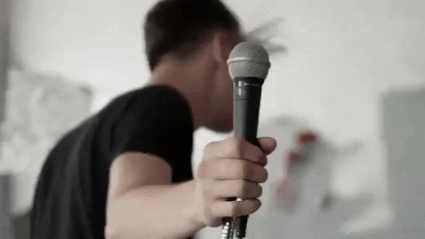 Mic Rocking Out GIF by Tops...