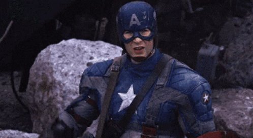 Captain America Salute GIF