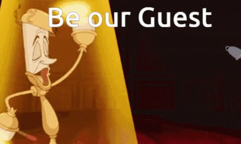 Be My Guest GIF