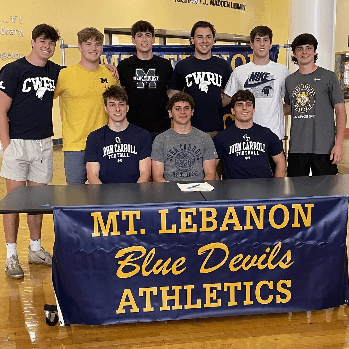 LEBO FOOTBALL on Twitter "Congrats to the (14) football players in the