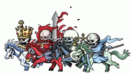 Skeleton War GIF