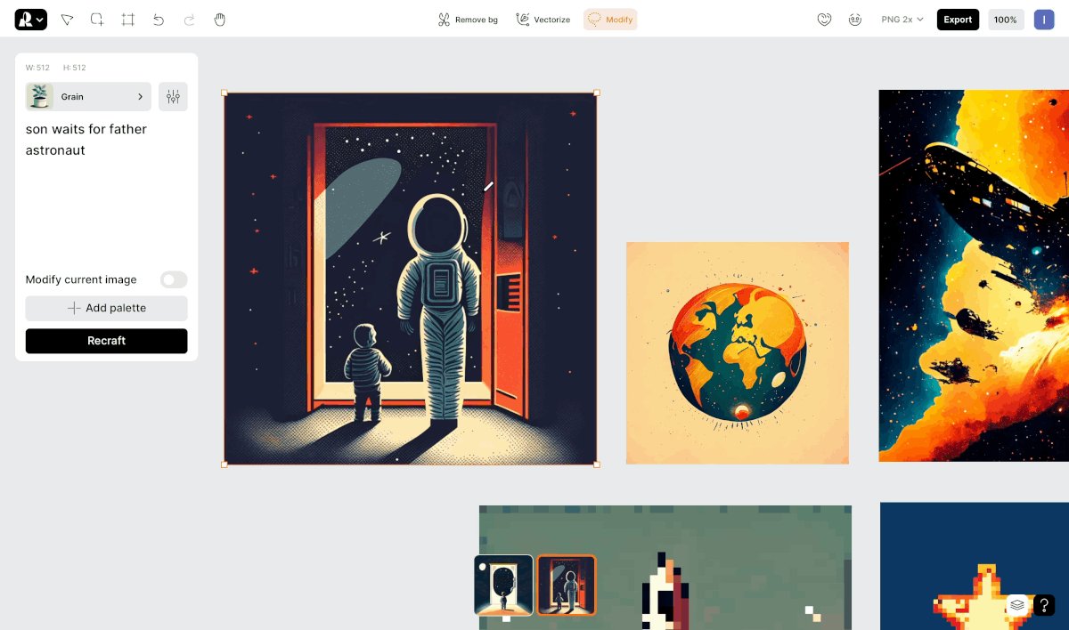 Recraft on Twitter: "Recraft AI: all-in-one suite to 💫 make you vector ...