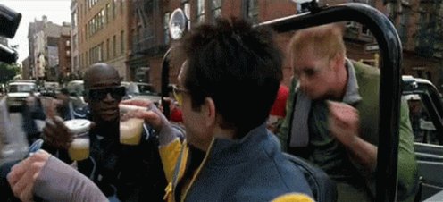 Rocking Out Driving GIF