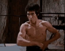 Bruce Lee Nunchucks GIF