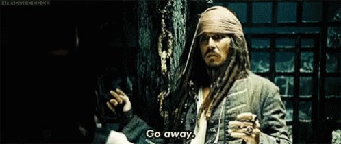 Go Away Johnny Depp GIF