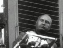 Mussolini Serious GIF