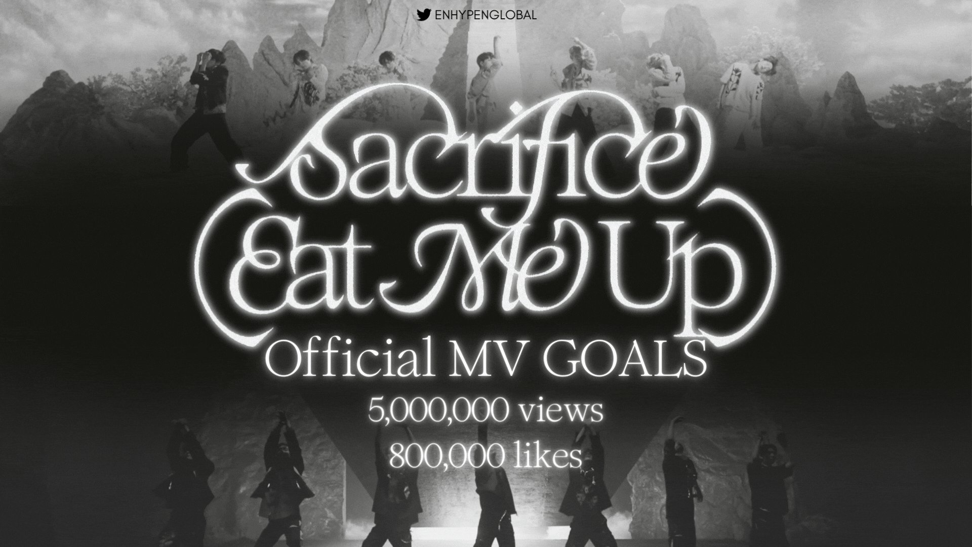 Moon on X: ENHYPEN releases B-side track Sacrifice (Eat Me Up) MV   / X