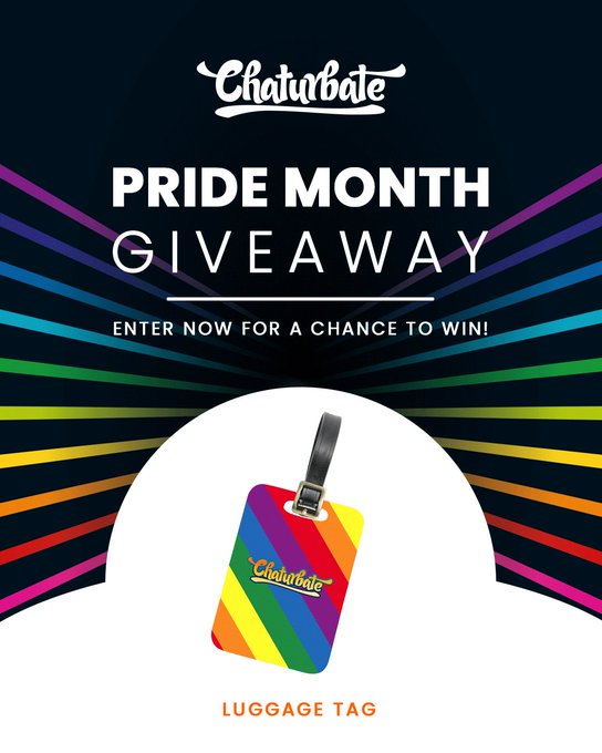 Join the celebration for #PrideMonth! Retweet this post for a chance to win a Chaturbate Pride Month