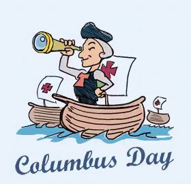 Happy Columbus Day GIF