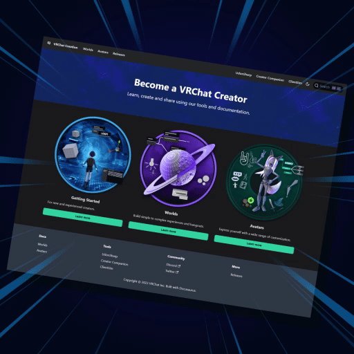 Vrchat on twitter our new creators site is live ever have trouble