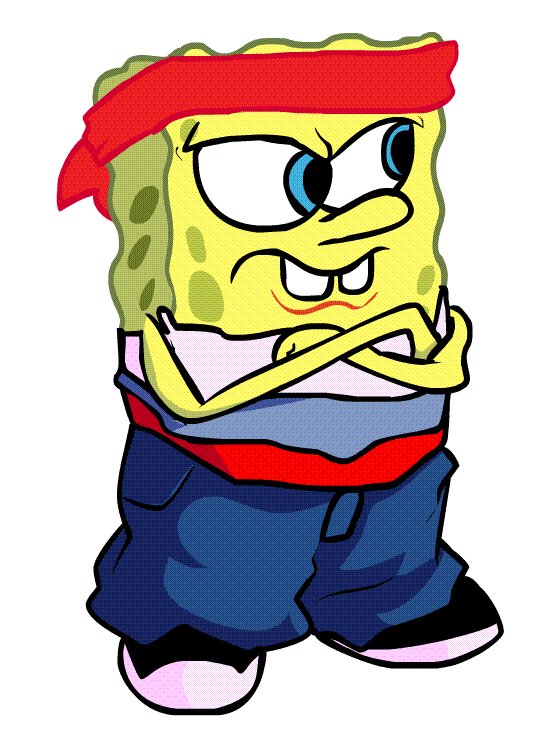 gangsta spongebob drawings