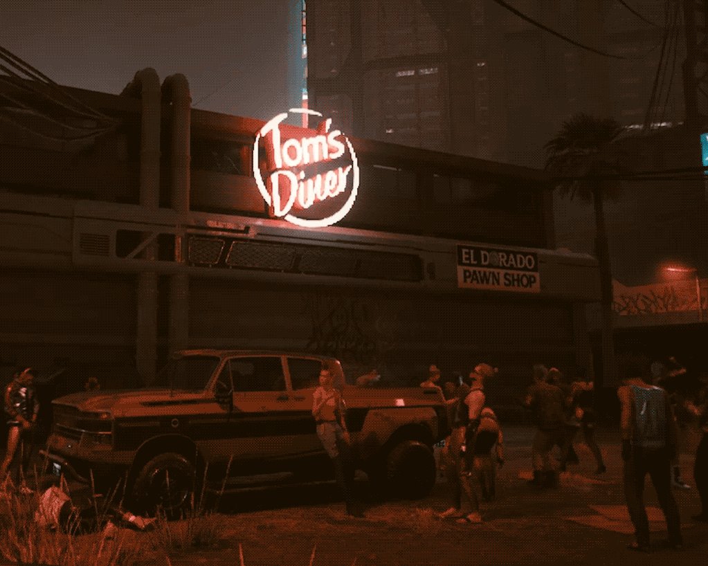 ️🟰💸 on Twitter "RT storesfromvidya Tom's Diner [Cyberpunk 2077] 2020"