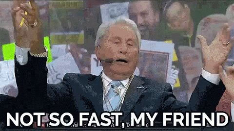 Lee Corso Not So Fast GIF