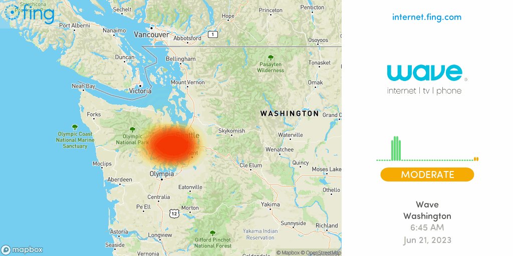 Fing Alert on Twitter "⚡ Moderate outage detected
