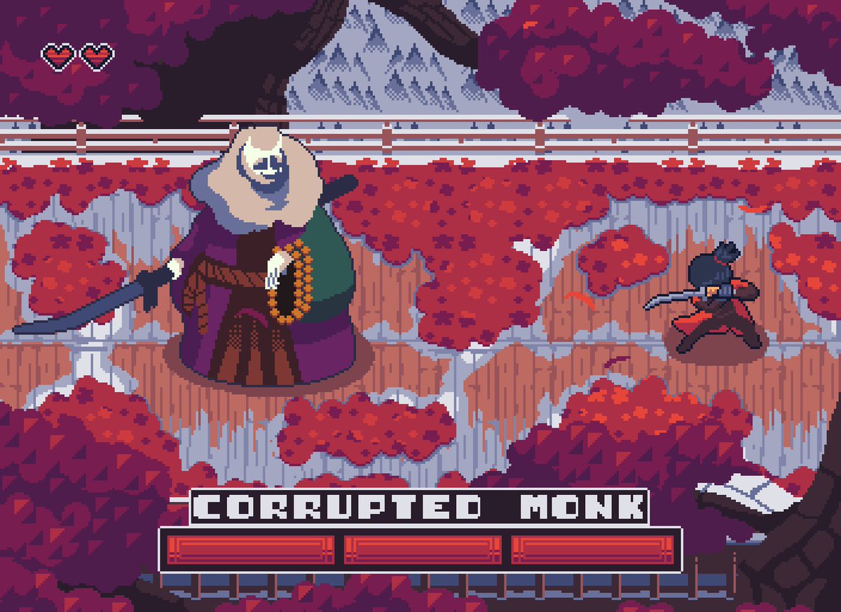 Mr3sk on Twitter "Corrupted Monk ドット絵 pixelart sekiro"
