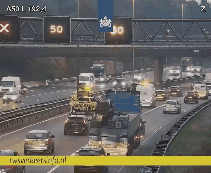 Ongeval op de A50 richting Arnhem bij Hoenderloo