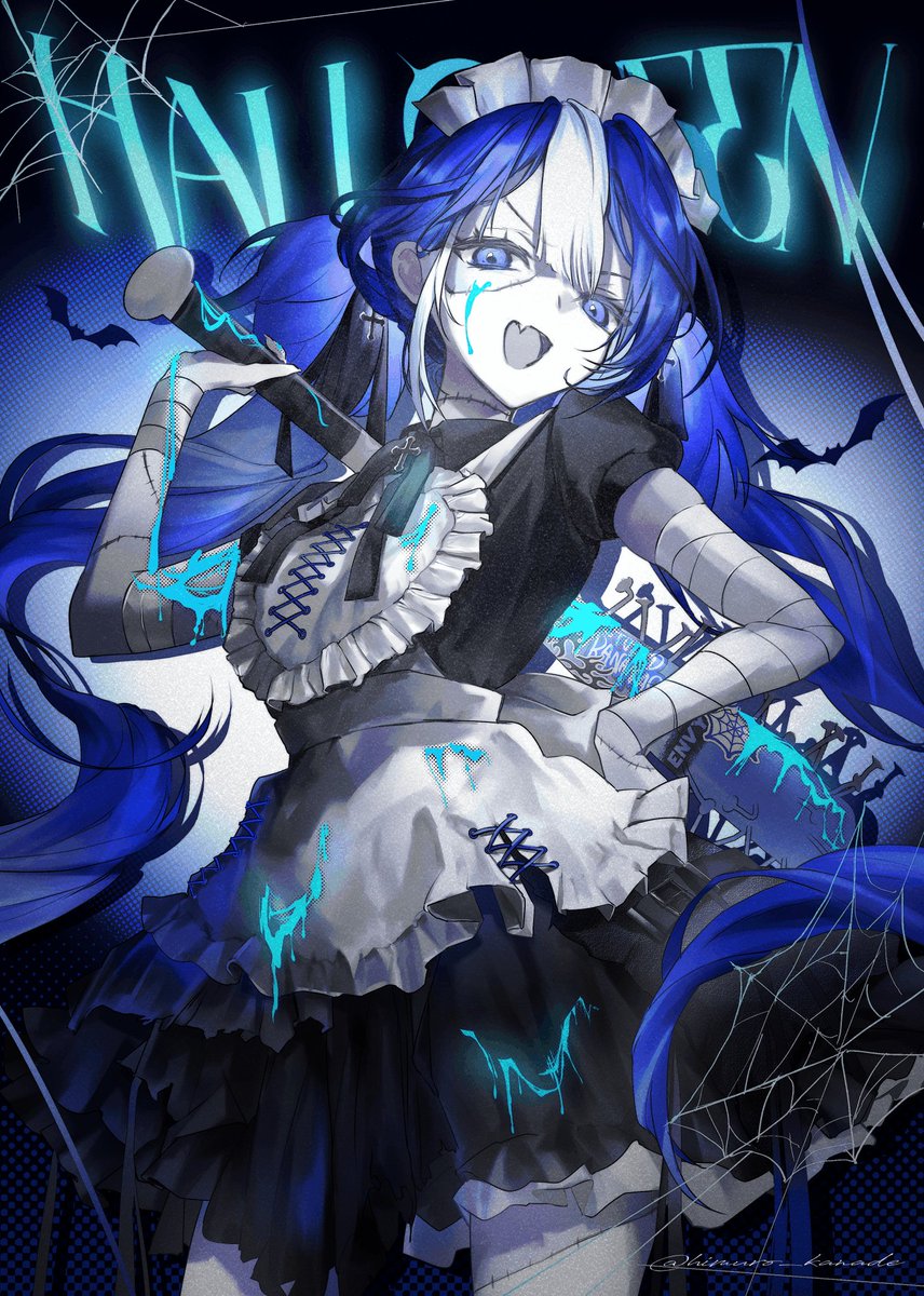 アニメキャラクター イラスト 青色タンクトップ アニメキャラクター イラスト 青色タンクトップ Z/Xグッズ ｜ Z/X