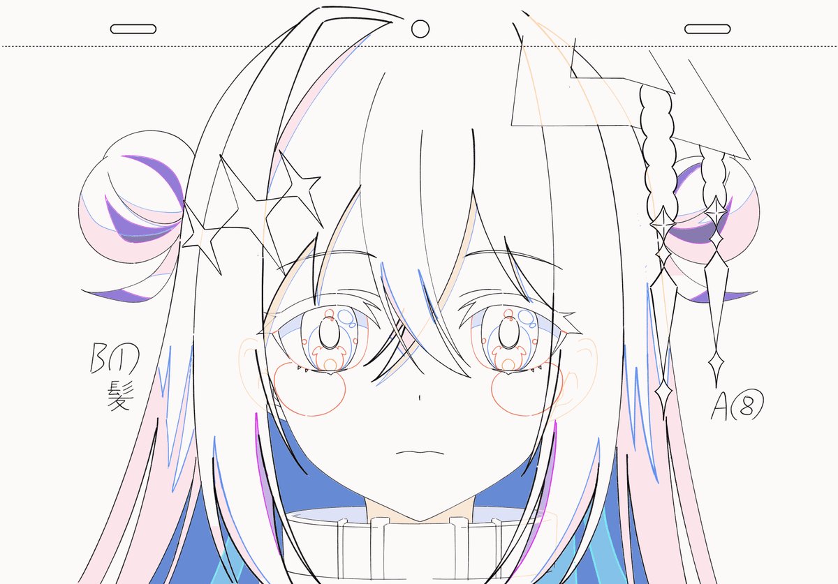 AZKi × 天音かなたの「怪獣 」Cover MVに少し原画として参加させて