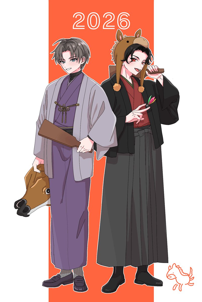 描き初め！今年もよろしくお願いします🎍