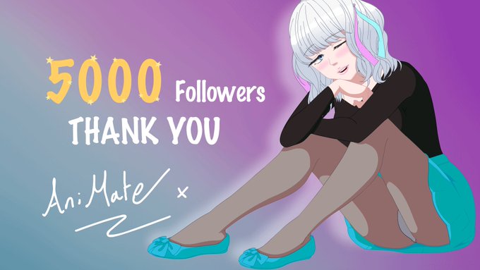 5000, wow! Thank you so much for all of your support. I haven’t been animating long but It’s incredible