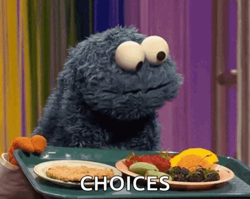 Choices Sesamo GIF