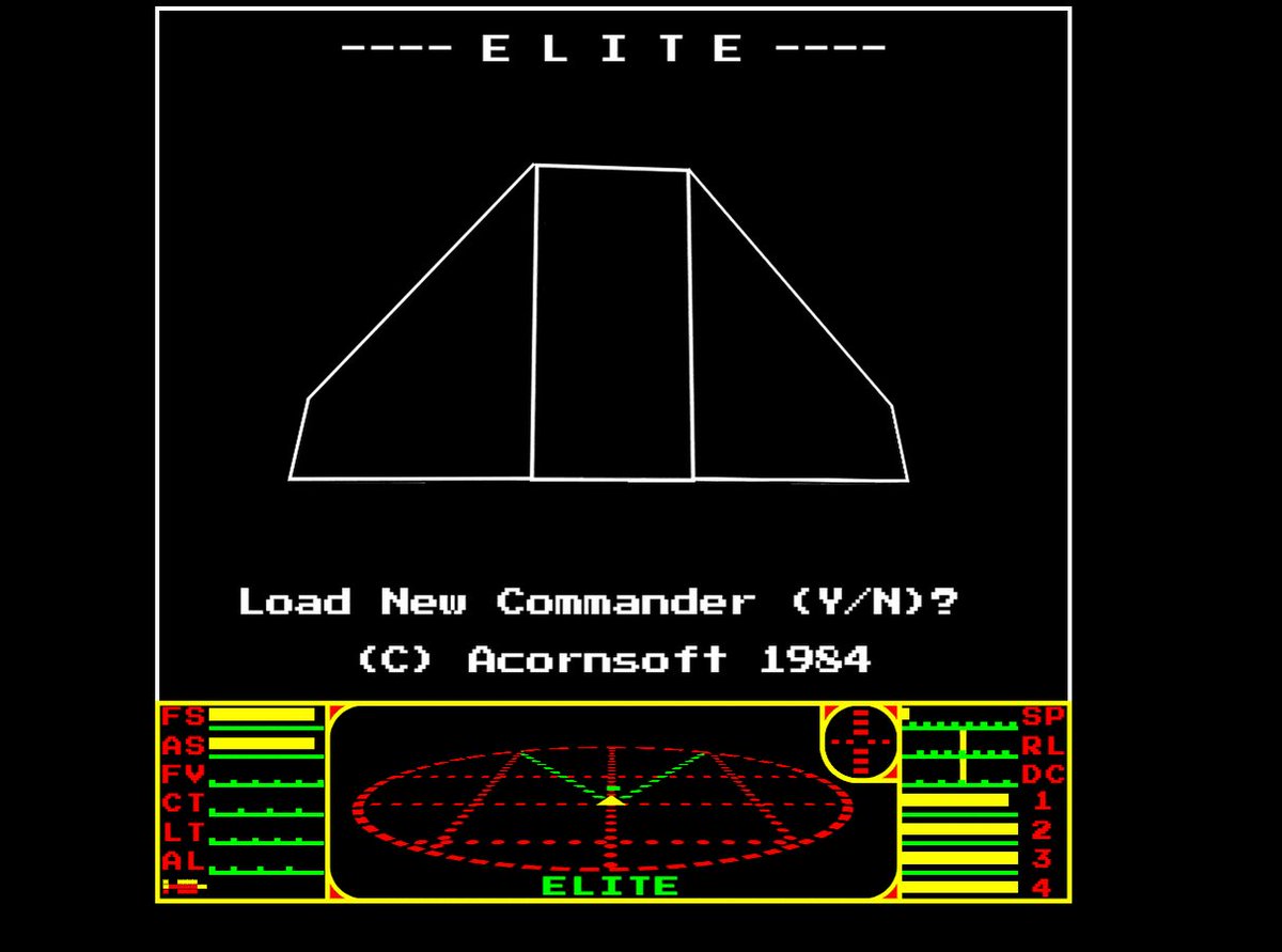Elite (BBC Micro) - Video Game Years 1984 