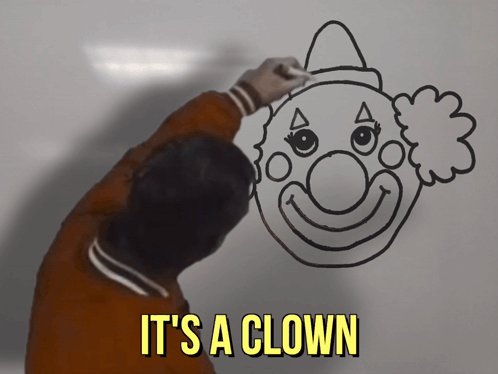 I&rsquo;m a clown https://t.co/8mAjqGfeMy