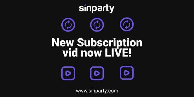 You asked and I delivered! Check out my new premium video for my @sinparty subscribers - https://t.co/1AVy4NLajD<a href="/tag/sinparty"class="tags"><span>#sinparty</span></a>