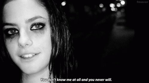 The minute I have to start fighting for your attention, fighting for the same effort you used to give