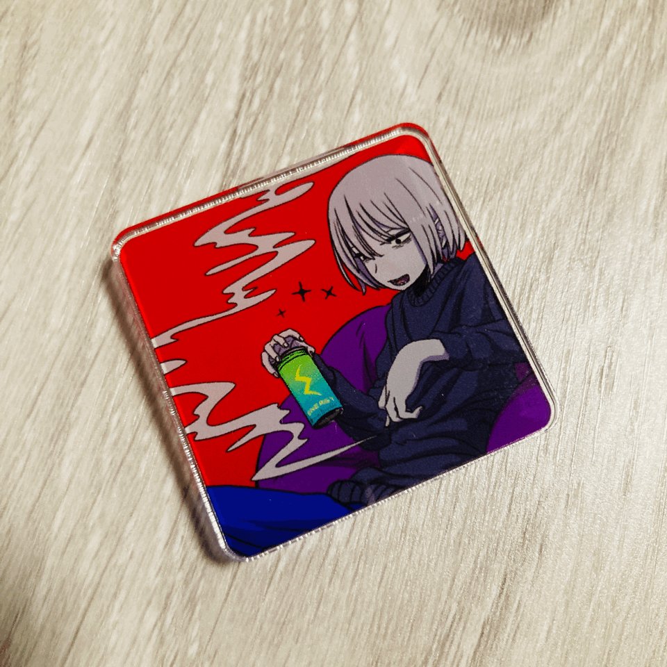 宮下遊】アクリルバッジ