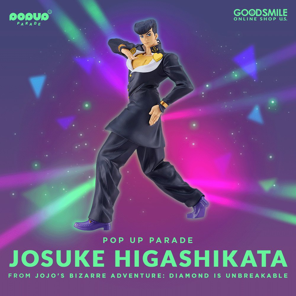 GoodSmile_US on X: Josuke Higashikata looks stunning while striking a pose  in this POP UP PARADE figure! Will you join him for an adventure across  Morioh? Preorder this stand user today at