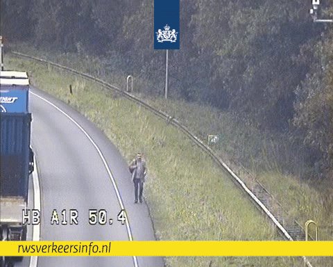 Onveilige situatie op A1 bij Hoevelaken door verkeersovertreding