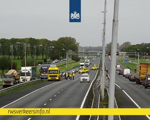 Vertraging op de A27 richting Gorinchem door incident