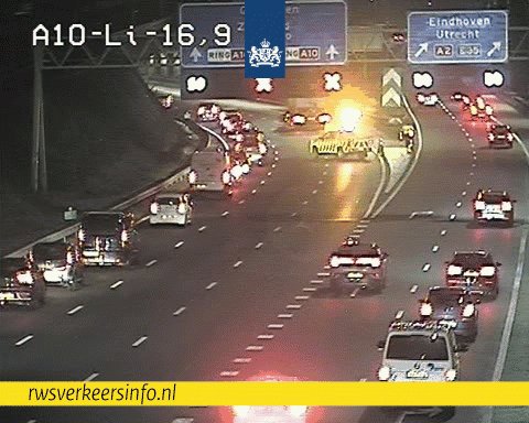 Verkeersongeval met vertraging op A10