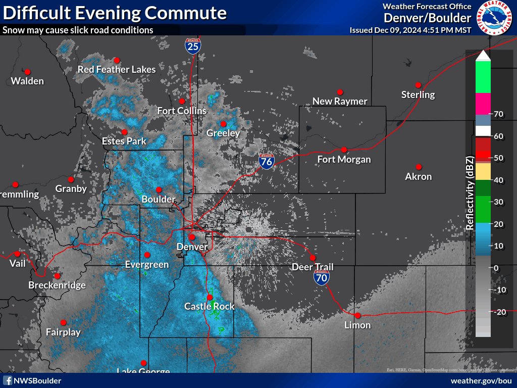 Colorado Roads Conditions Map